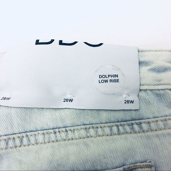 BDG Dolphins Low Rise Light Blue Shorts - Picture 6 of 6